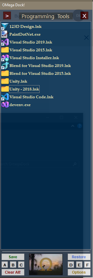 OMegaDock Screenshot 1